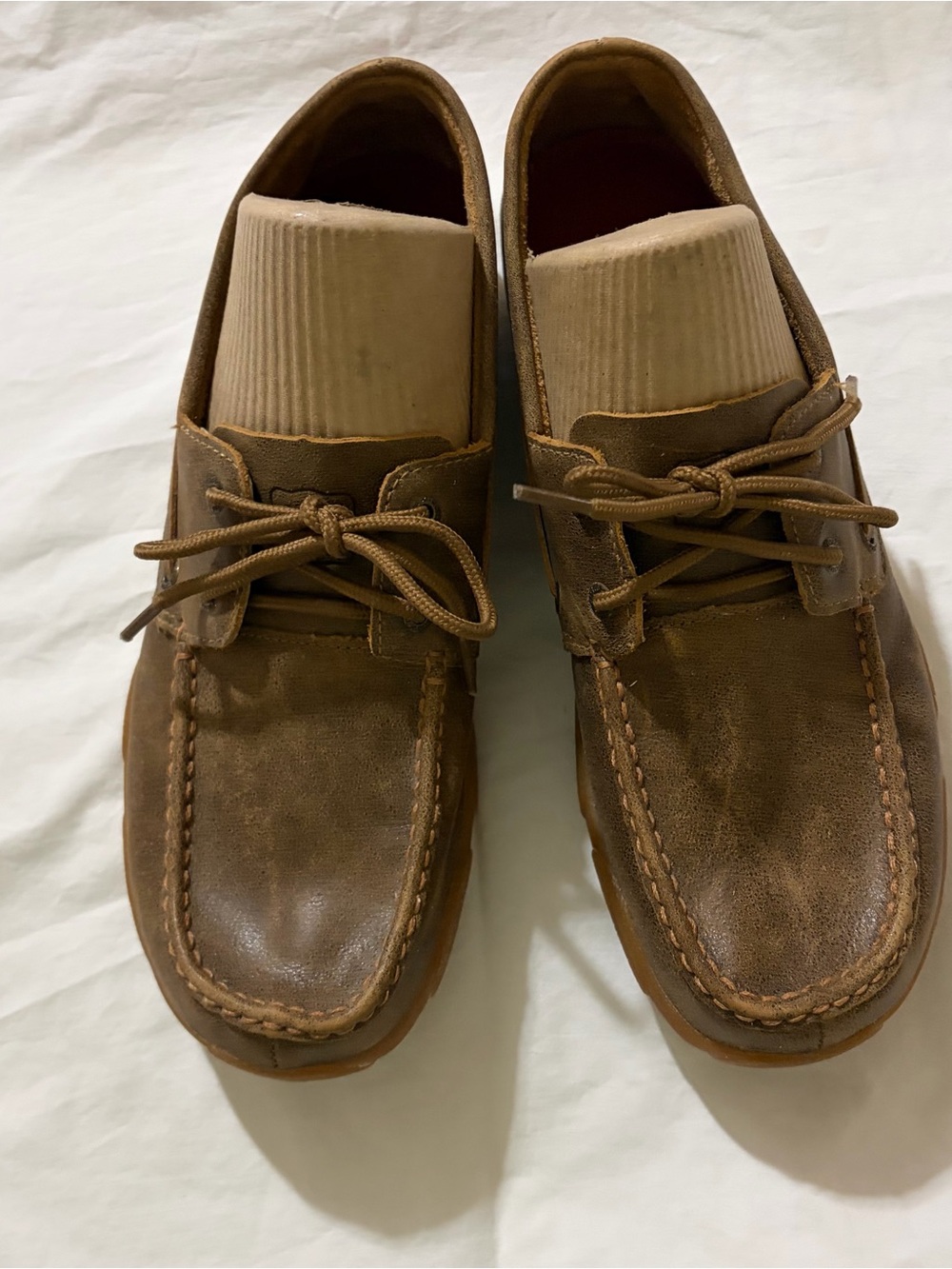 Twisted X leather driving/boat/moccasins 9.5M